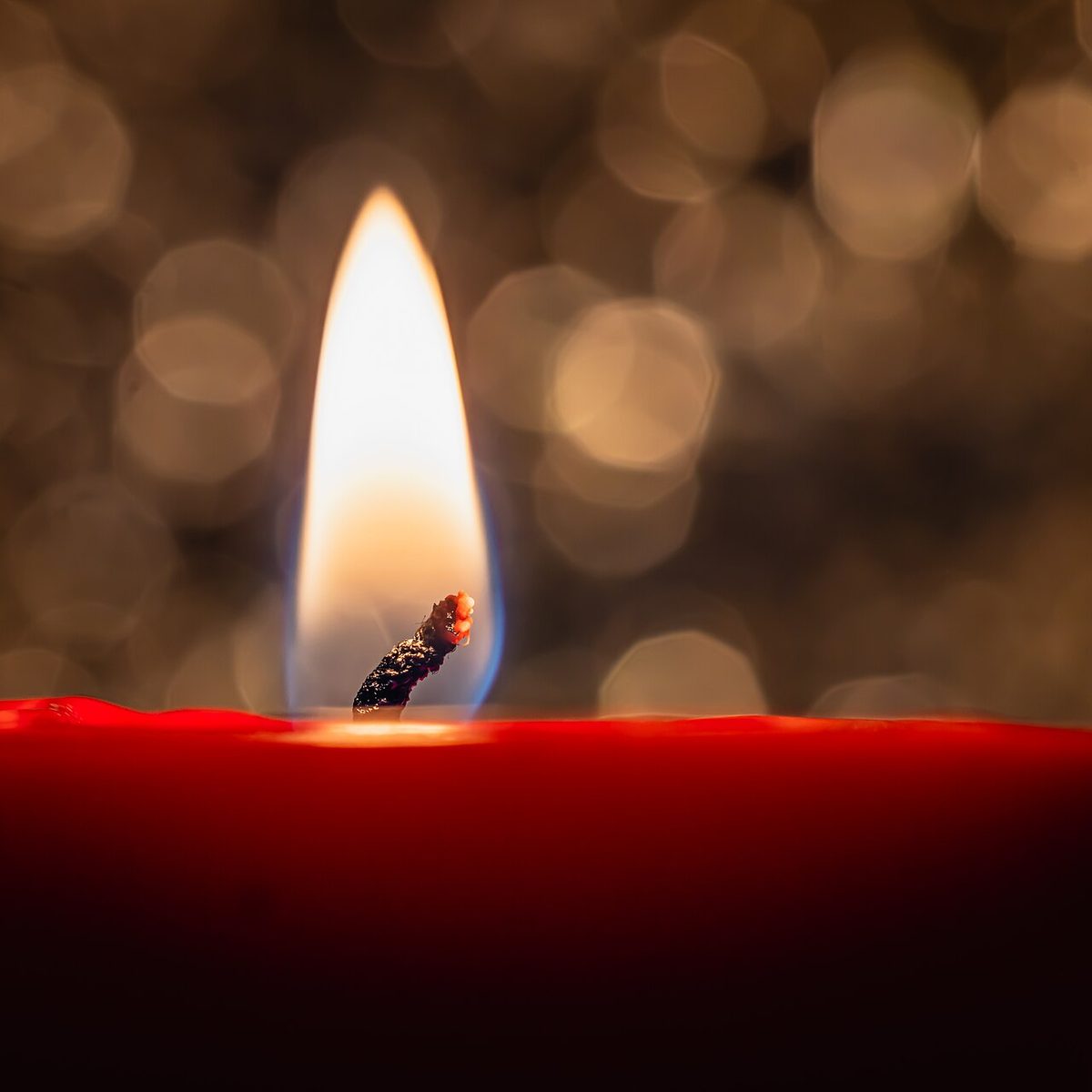 Burning candle